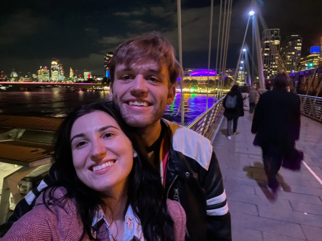 Maya and Kirby in London, 2021