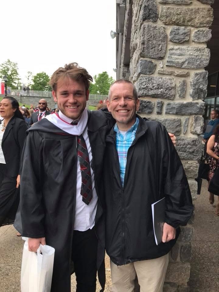 Skip and Kirby at Arcadia Graduation Day, 2018
